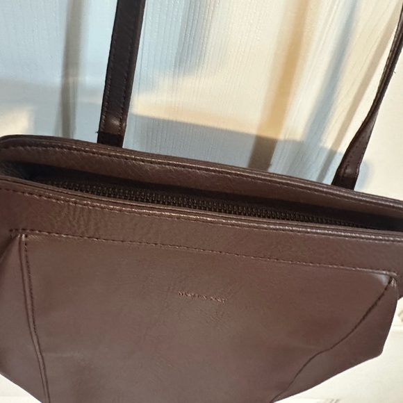 Matt & Nat Vegan Leather Brown Crossbody Purse Bag - Picture 3 of 10